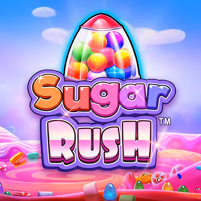 Sugar Rush cluster pays slot with sweet treats and multiplier spots